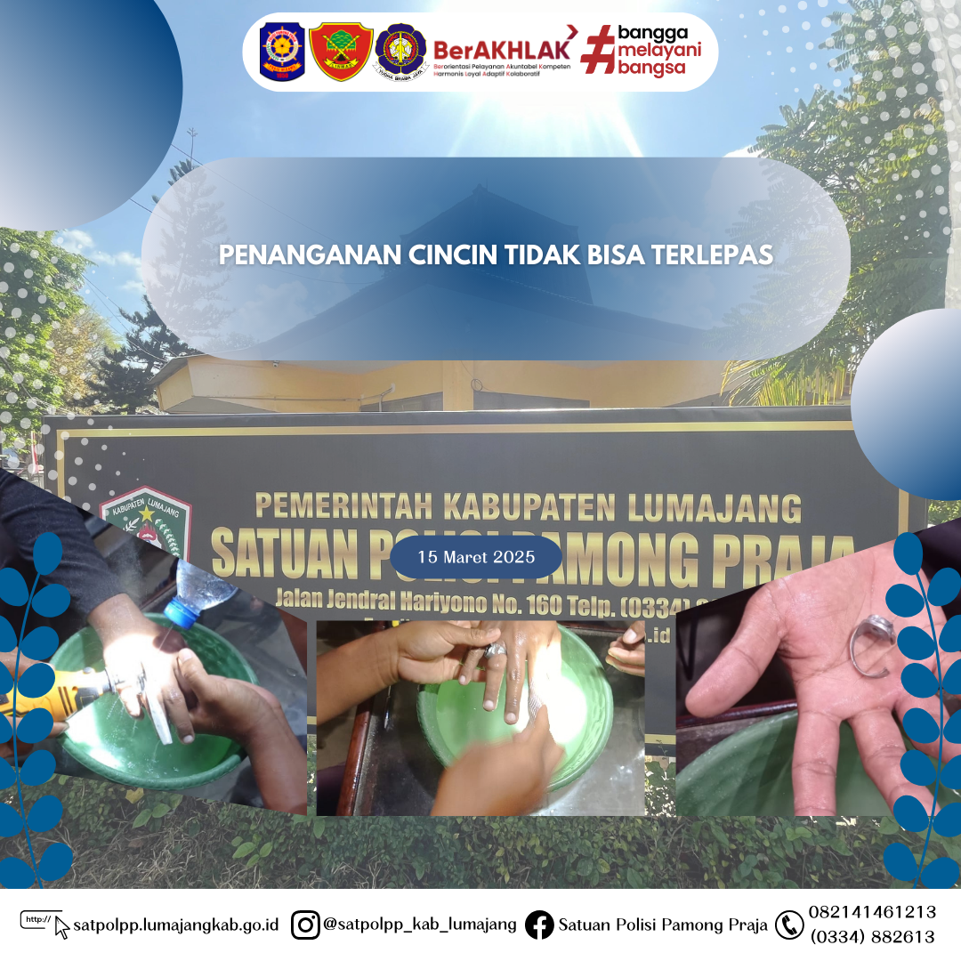 Penanganan Cincin yang tidak bisa terlepas