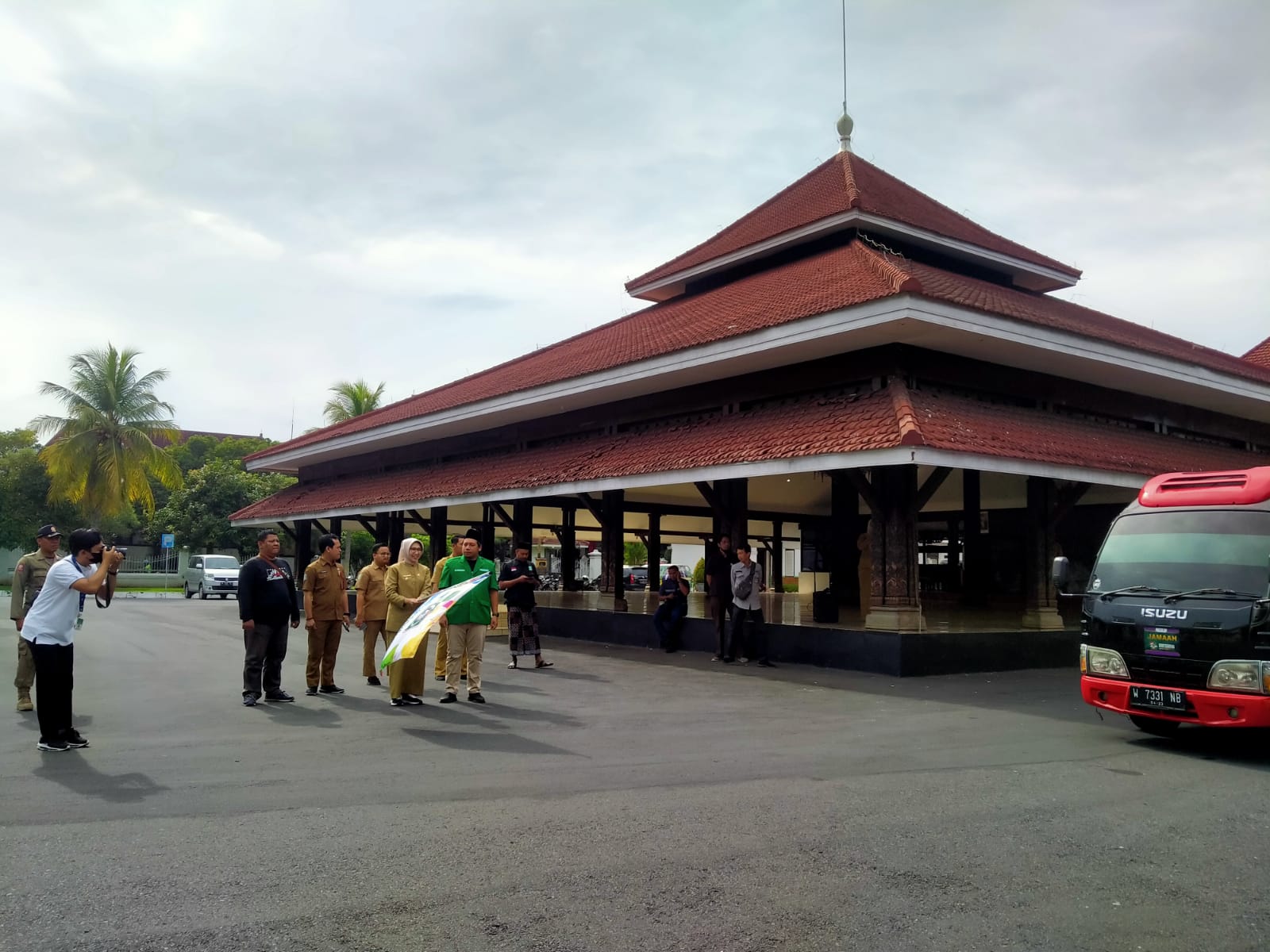 Pengamanan Pemberangkatan PC NU GP Ansor Kabupaten Lumajang