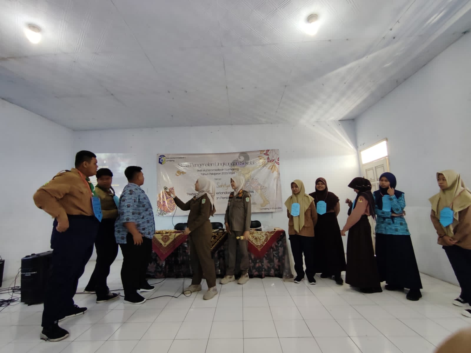 Sosialisasi Bullying dan Pernikahan Dini pada acara MPLS  bertempat di SMA Muhammadiyah 1 Lumajang 