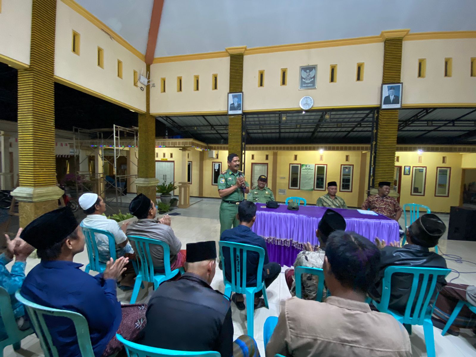 Sosialisasi Pembinaan Anggota Satlinmas Desa Mangunsari Kecamatan Tekung