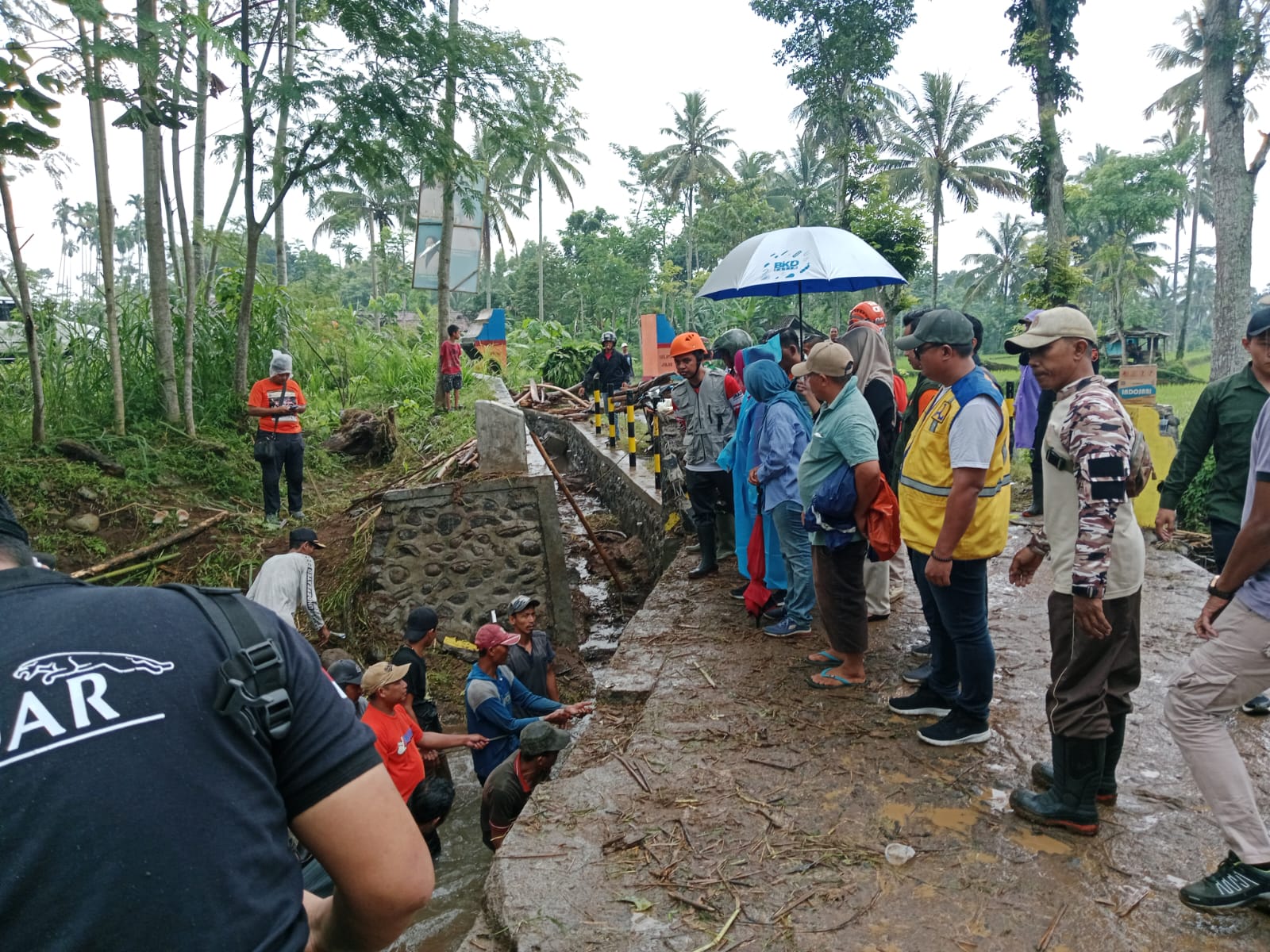Pengamanan Pemantauan ke Desa Sawaran, Dusun Krajan Barat Kec. Kedungjajang dan Desa Biting Kec.Sukodono
