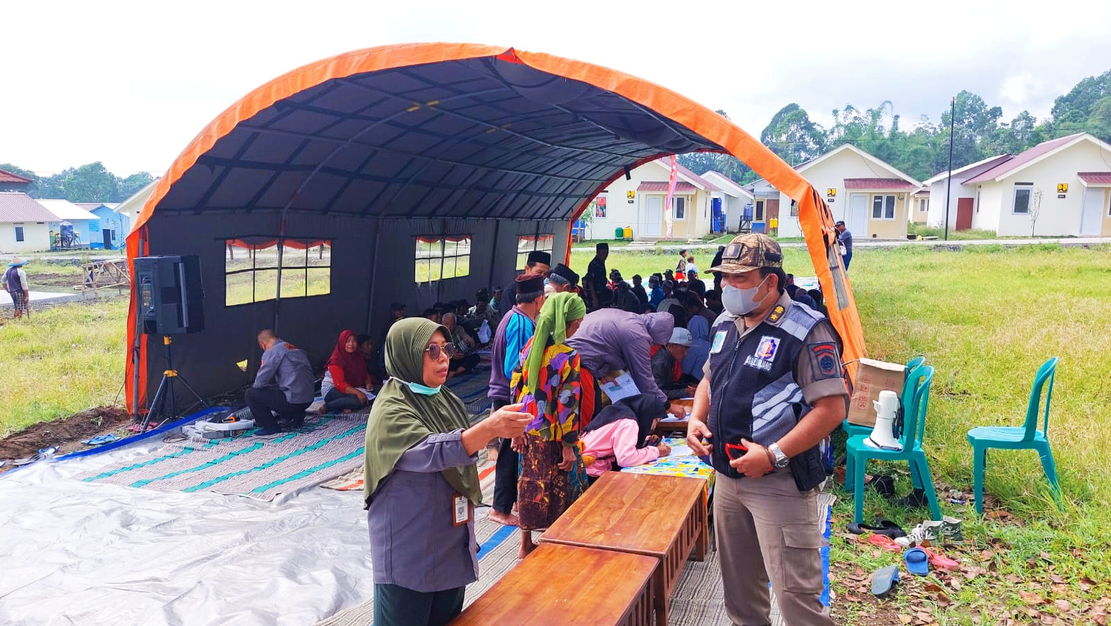 Pengamanan Kegiatan Penyerahan Hunian Tetap Bagi Penyintas Bencana Alam Erupsi Gunung Semeru 