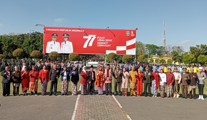 Upacara Peringatan HUT Ke 77 Kemerdekaan Republik Indonesia Tahun 2022