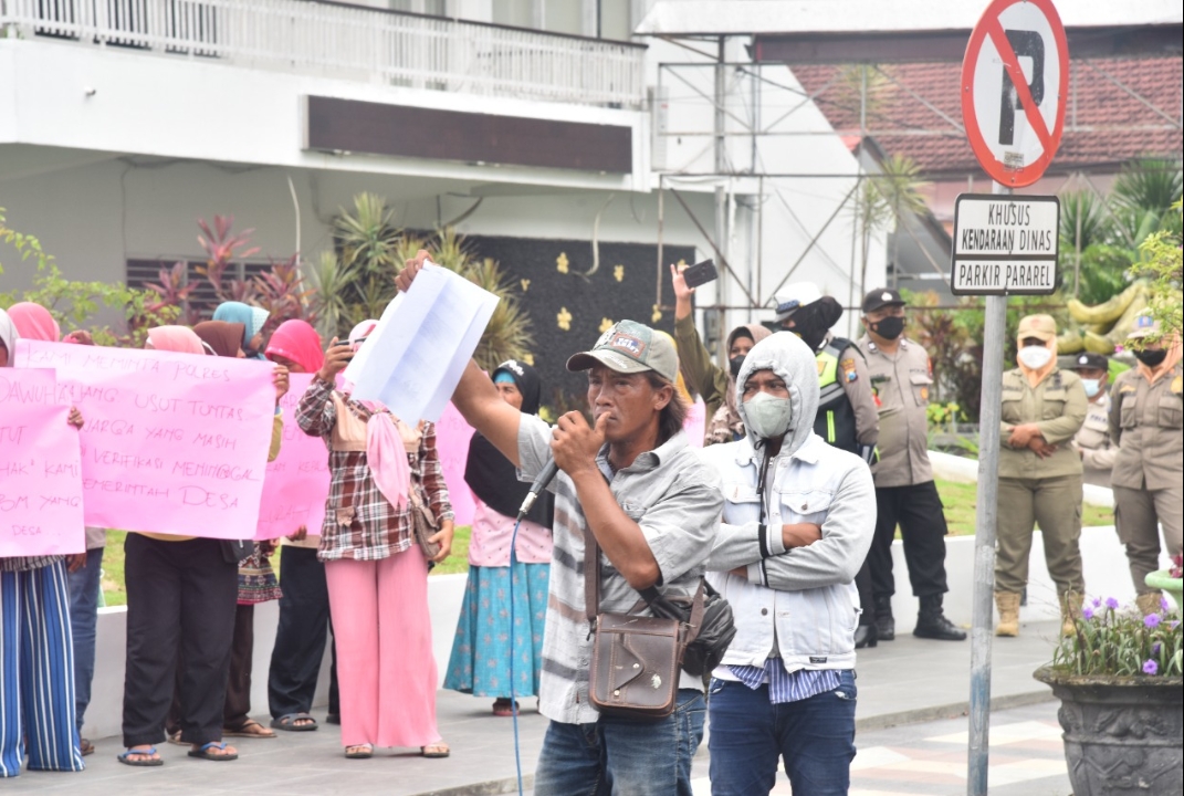 Pengamanan Aksi Damai Penyimpangan Pendistribusian BLT BBM Desa Dawuhan Wetan