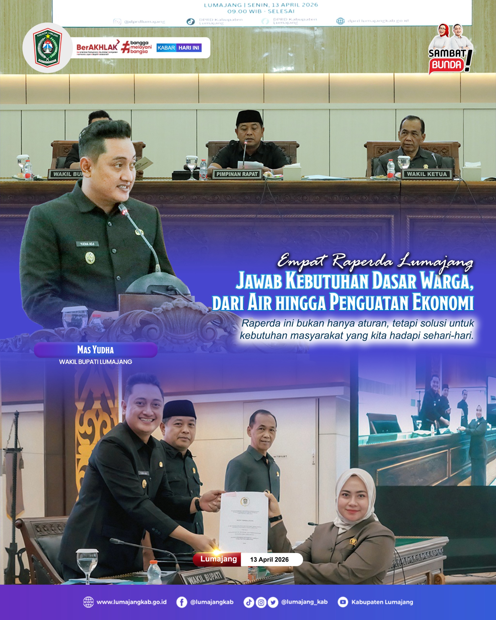 Kebijakan itu harus terasa, bukan sekadar tertulis ????