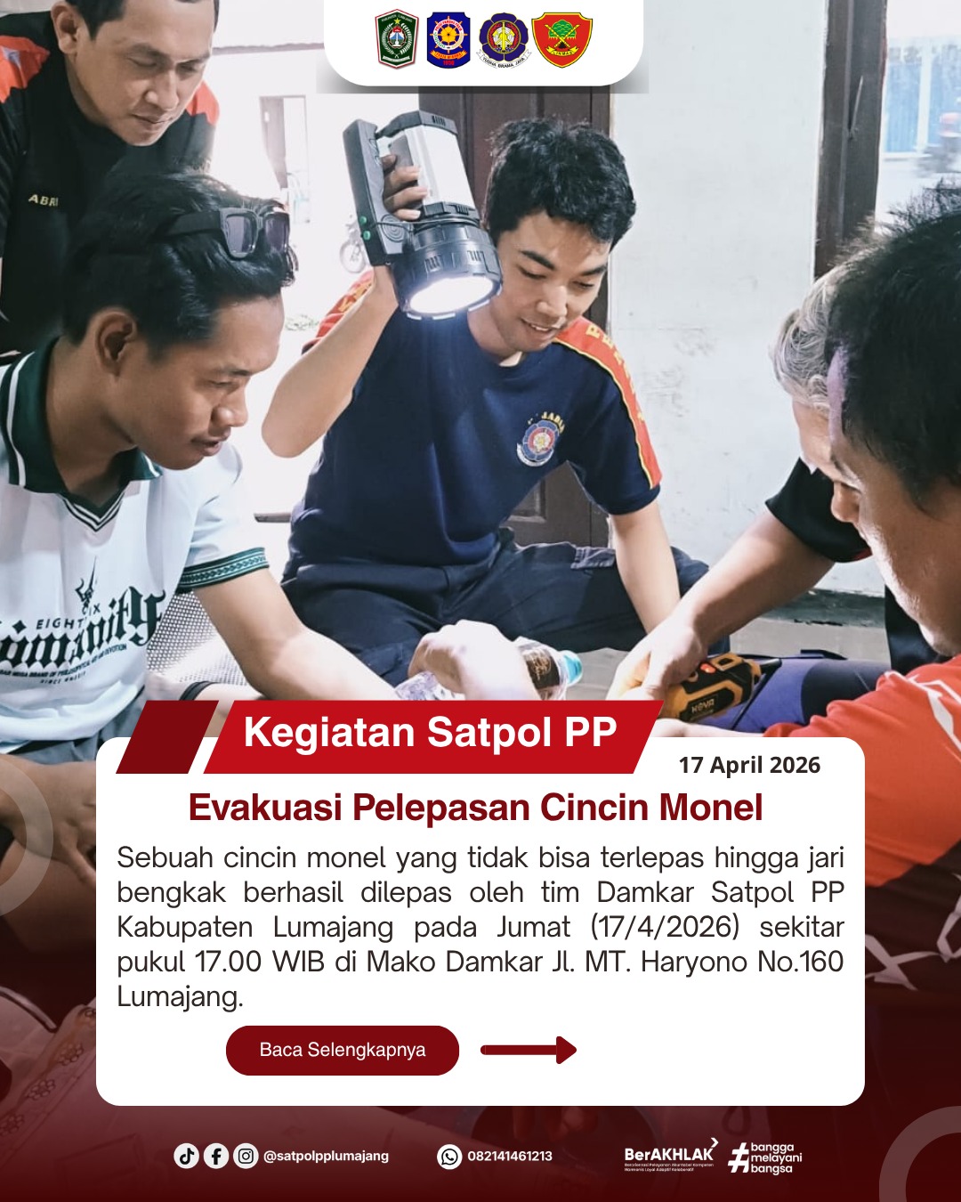 Evakuasi Pelepasan Cincin Monel